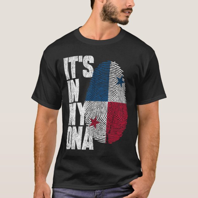 Es ist in meiner DNA Panamaflagge T-Shirt (Vorderseite)
