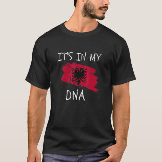 Es ist in meiner DNA Patriotic Albanien Länderflag T-Shirt