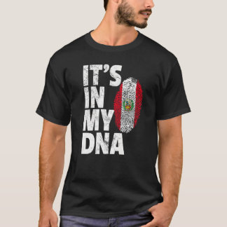 Es ist in meiner DNA Peru-Flagge Souvenir T-Shirt