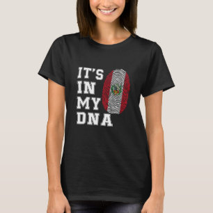 Es ist in meiner DNA Peruaner Stolz Peruanische Fl T-Shirt