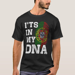 Es ist in meiner DNA Portugiesisch Fingerprint sto T-Shirt