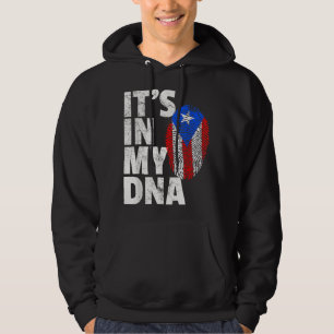 ES IST IN MEINER DNA Puerto Rico Rico Rico Flag Mä Hoodie