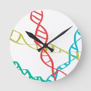 Es ist in meiner DNA Runde Wanduhr