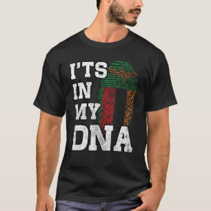 Es ist in meiner DNA Sambischer Fingerabdruck Stol T-Shirt