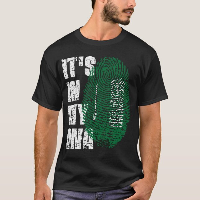 ES IST IN MEINER DNA, Saudi-Arabien Flag Boy Girl  T-Shirt (Vorderseite)