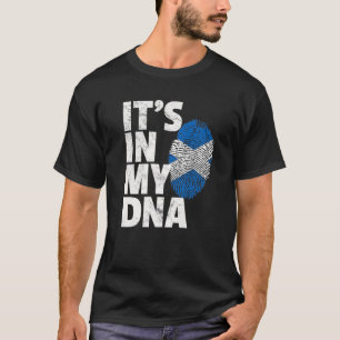 Es ist in meiner DNA Schottische Flagge Offizielle T-Shirt