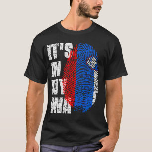 ES IST IN MEINER DNA Slowenien Flaggen Jungs Mädch T-Shirt