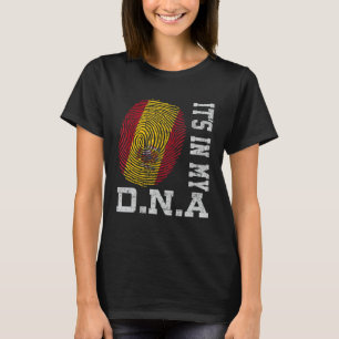 Es ist in meiner DNA Spanisch Fingerprint Proud Sp T-Shirt