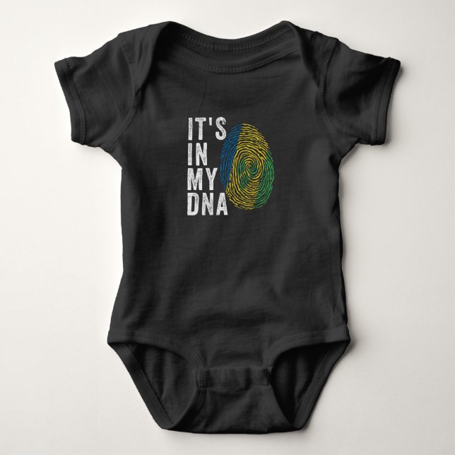 Es ist in meiner DNA St. Vincent & Grenadines Baby Strampler (Vorderseite)