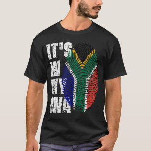 ES IST IN MEINER DNA, Südafrika Flag Boy Girl Gift T-Shirt