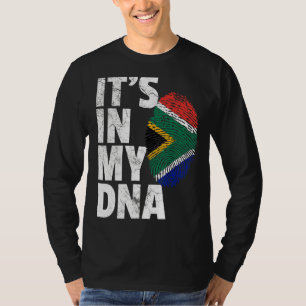 Es ist in meiner DNA-südafrikanischen Flagge T-Shirt