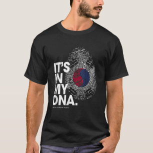 ES IST IN MEINER DNA, Südkorea Flag Südkoreanische T-Shirt
