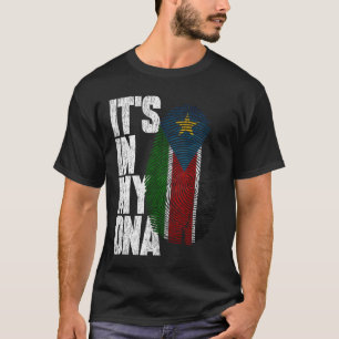 Es ist in meiner DNA Südsudanesen, Südsudan T-Shirt