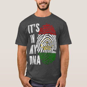 ES IST IN MEINER DNA Tadschikistans Fahne Tadschik T-Shirt