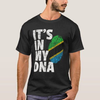 ES IST IN MEINER DNA Tansania Flag Offiziellen Pri T-Shirt