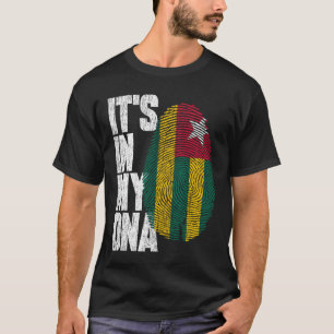 Es ist in meiner DNA Togolesisch Stolz Togo-Flagge T-Shirt