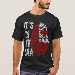 ES IST IN MEINER DNA Tonga Fahne Männer Frauen Kin T-Shirt