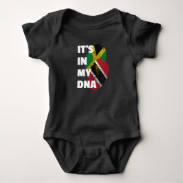 Es ist in meiner DNA - Trinidad und Jamaika Finger Baby Strampler