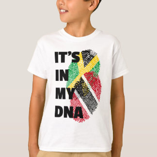 Es ist in meiner DNA - Trinidad und Jamaika Finger T-Shirt