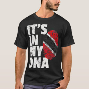 ES IST IN MEINER DNA, Trinidad und Tobago Flag Pri T-Shirt