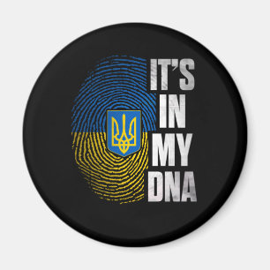 Es ist in meiner DNA Ukrainische Fingerabdruck in Magnet