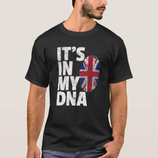 Es ist in meiner DNA-Union Jack Flag Offiziellen P T-Shirt