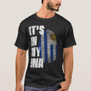 ES IST IN MEINER DNA-Uruguay-Flagge T-Shirt