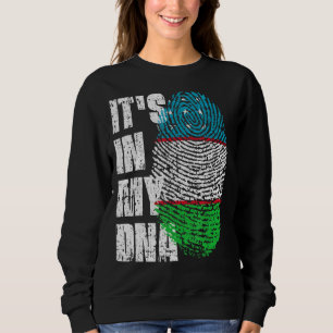 Es ist in meiner DNA-Usbekistans-Flagge Usbekistan Sweatshirt