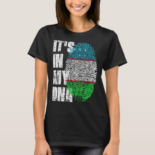 Es ist in meiner DNA-Usbekistans-Flagge Usbekistan T-Shirt