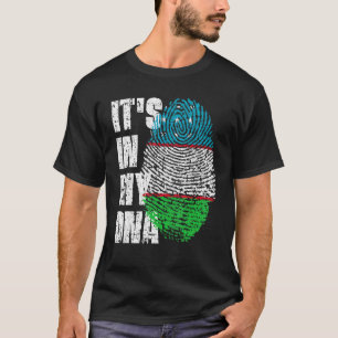 Es ist in meiner DNA-Usbekistans-Flagge Usbekistan T-Shirt