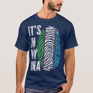 ES IST IN MEINER DNA Usbekistans Flagge Usbekistan T-Shirt