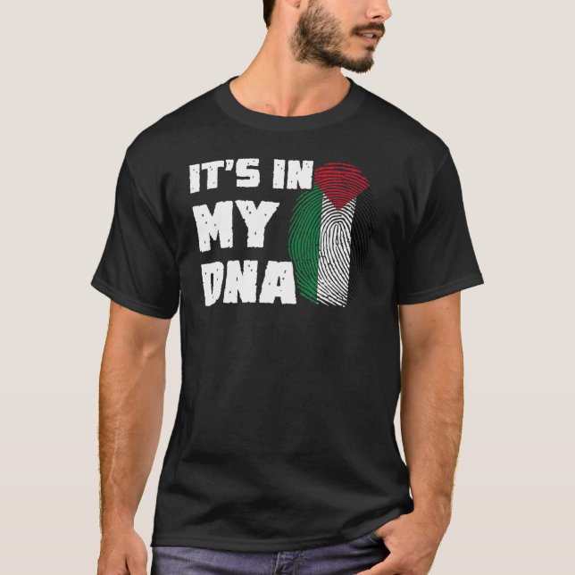 Es ist in meiner DNS Palästina-Flagge Fingerabdruc T-Shirt (Vorderseite)