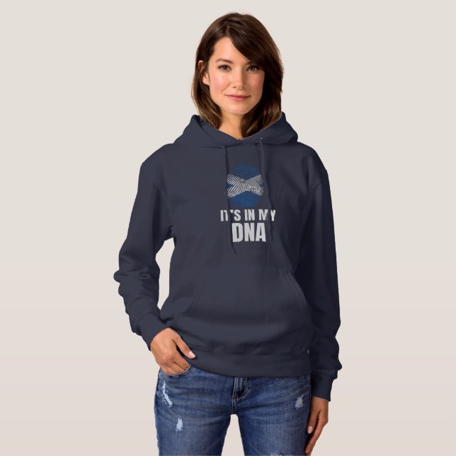 Es ist in meiner DNS stolz, von schottischen Gesch Hoodie (Vorne ganz)