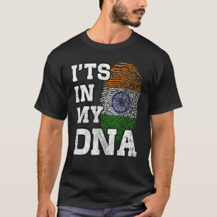 Es ist in meiner indischen DNA Fingerabdruck Stolz T-Shirt