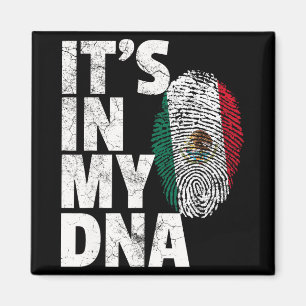 Es ist in meiner mexikanischen DNA Mexico-Flagge C Magnet