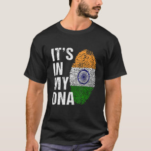 Es ist in My DNA indian Pride india Flag Männer Fr T-Shirt