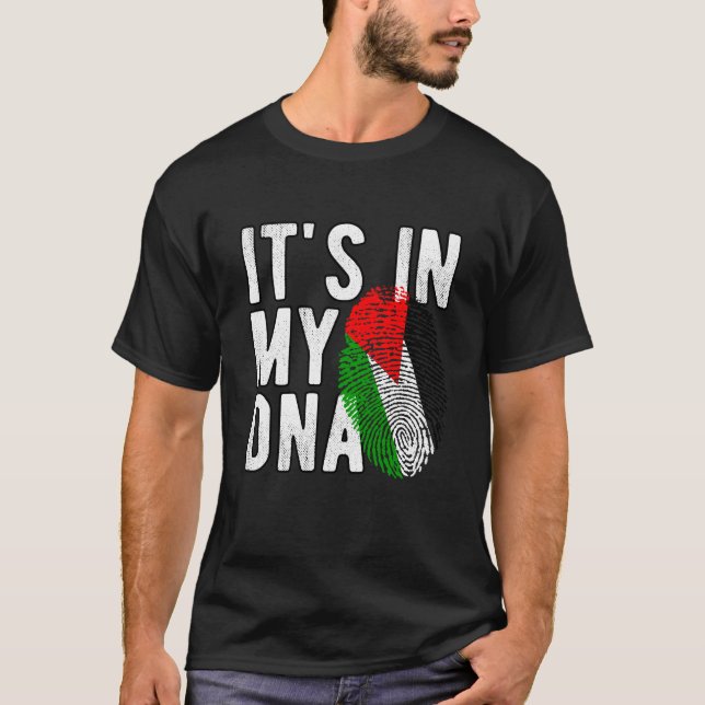 Es ist in My DNA Palestine T-Shirt (Vorderseite)