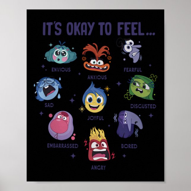 Es ist in Ordnung, alle Gefühle zu fühlen Poster (Vorne)