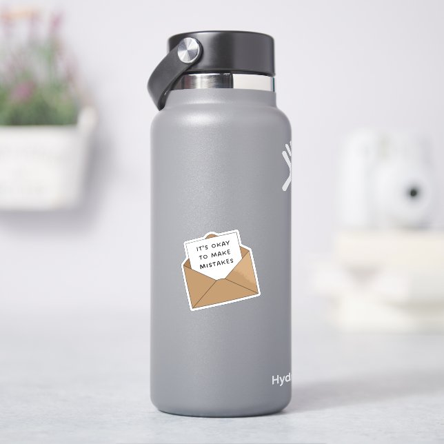Es ist in Ordnung, Fehler zu machen Aufkleber (HydroFlask)