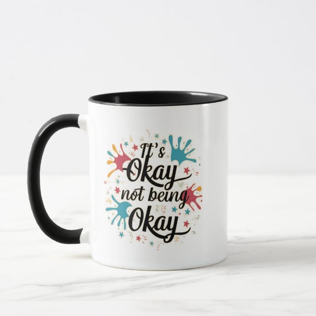 Es ist in Ordnung, nicht okay zu sein Tasse (Links)