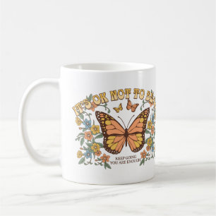 Es ist in Ordnung, psychische Gesundheit ist wicht Kaffeetasse