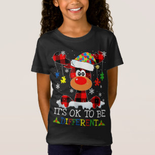Es ist in Ordnung zu anderen Rentier Autismus Weih T-Shirt