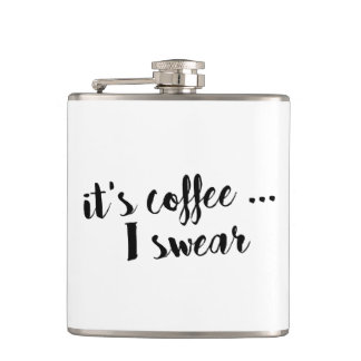 Es ist Kaffee, den ich Flachmann