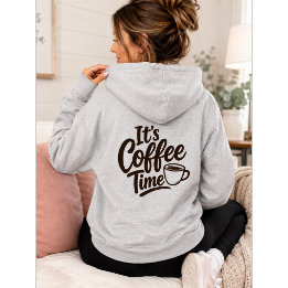 Es ist Kaffeezeit Kaffee Liebhaber Geschenk Hoodie