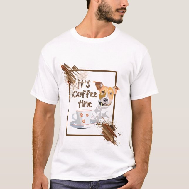 Es ist Kaffeezeit T-Shirt (Vorderseite)