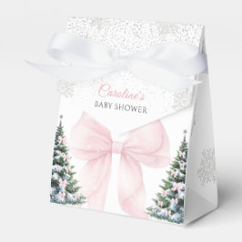 Es ist kalt draußen Rosa Schleife Baby Shower Gefa Geschenkschachtel