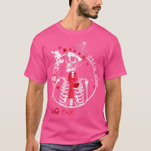 Es ist kalt draußen wie mein Herz Skelettkaffee V T-Shirt