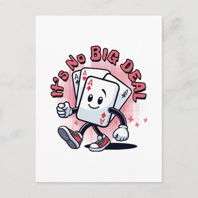 Es ist kein großer Deal Postkarte (Vorderseite)