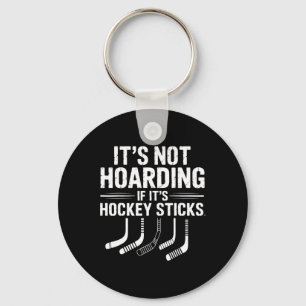 Es ist kein Hamstern, wenn es Hockeyschläger sind Schlüsselanhänger