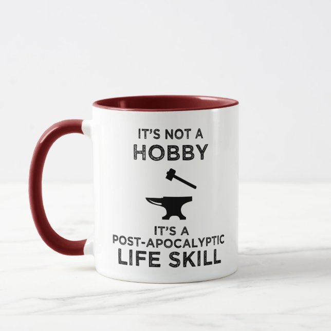 Es ist kein Hobby-Funny-Schmied Tasse (Links)
